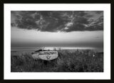 Suffolk Aldeburgh Boat at Sunset Framed Art Print by Howard Shooter