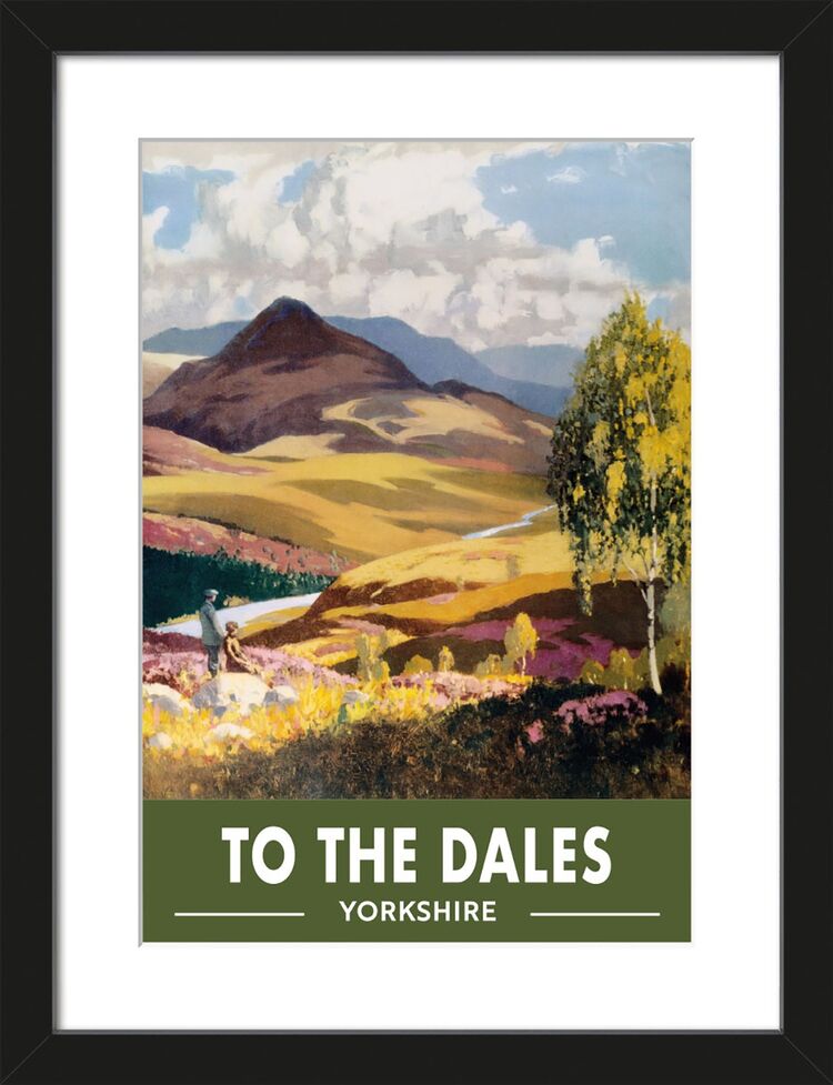 To the Dales Yorkshire Framed Art Print by National Railway Museum