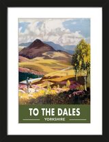 To the Dales Yorkshire Framed Art Print by National Railway Museum