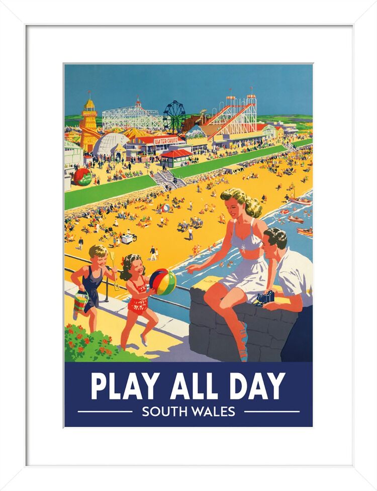 Play All day South Wales Framed Art Print by National Railway Museum