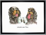 Gordons and Tonic Framed Art Print by Clare Walton