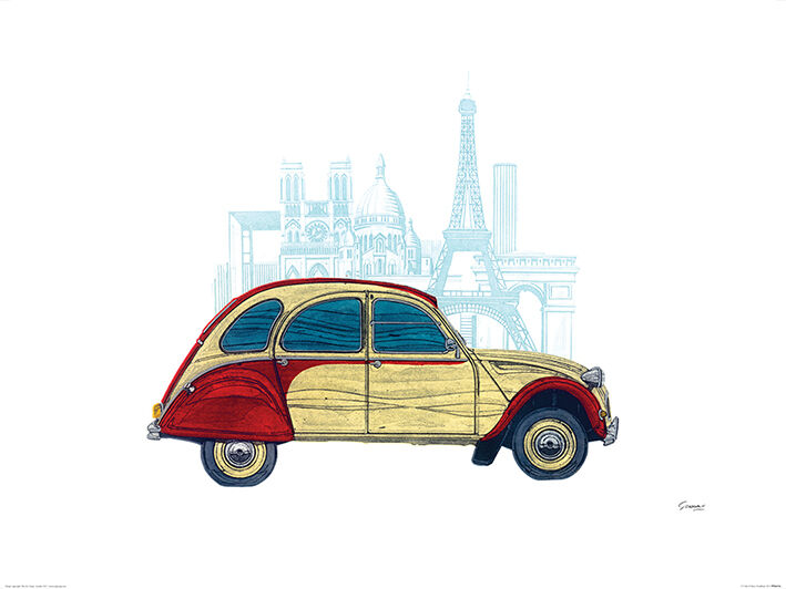 CV Paris Framed Art Print by Barry Goodman