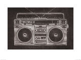 Ghetto Blaster Framed Art Print by Barry Goodman
