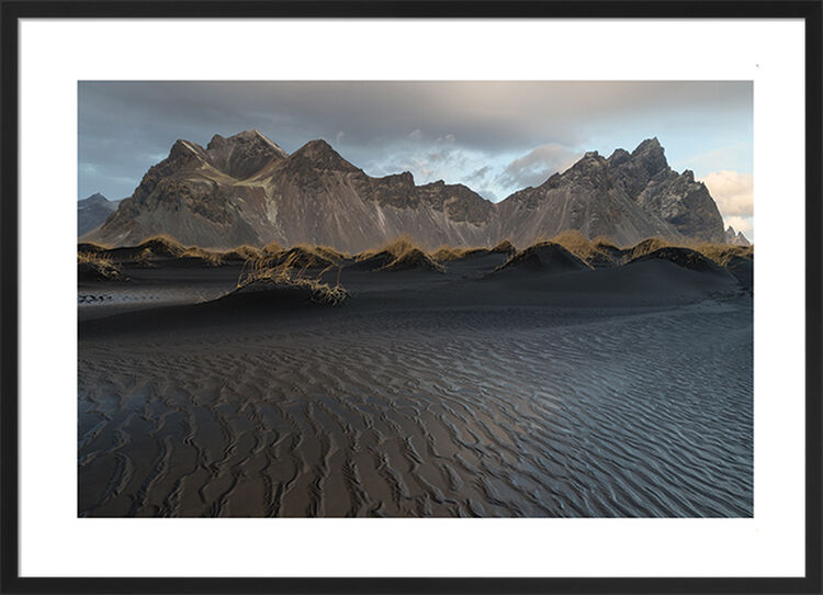 Stokksnes Beach, Iceland Framed Art Print by David Clapp