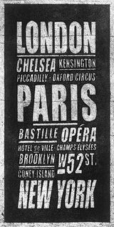 London, Paris, New York Framed Art Print by Barry Goodman