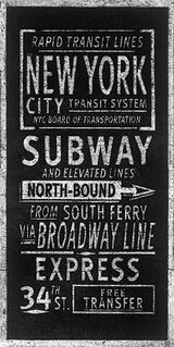 Rapid Transport Lines New York Framed Art Print by Barry Goodman