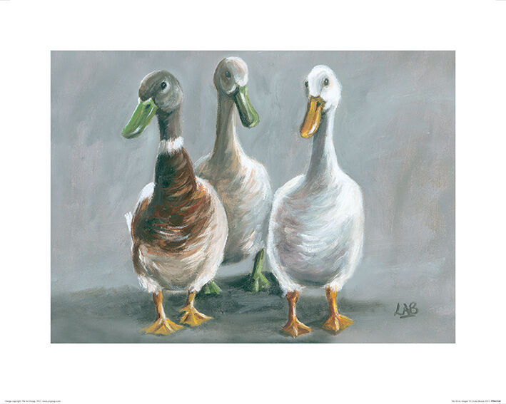 The Three Amigos Framed Art Print by Louise Brown