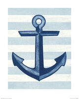Anchor Framed Art Print by Barry Goodman