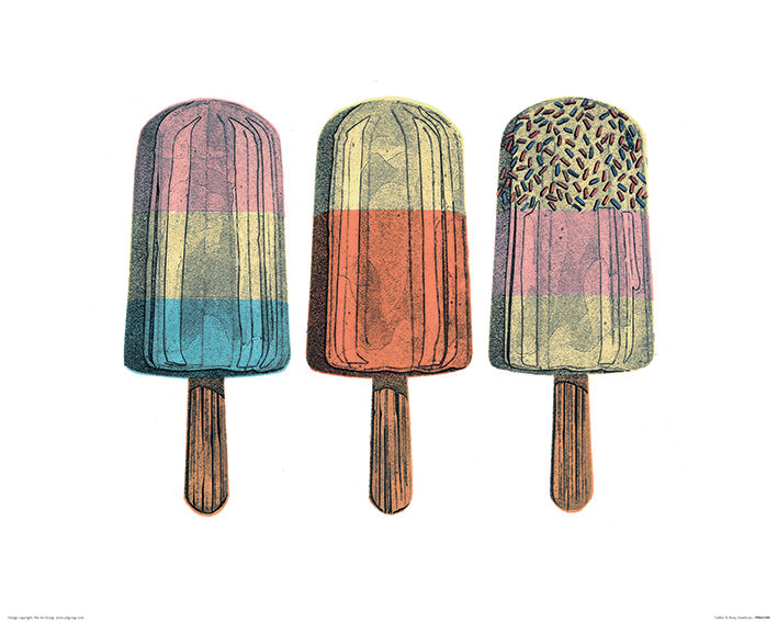 Lollies Framed Art Print by Barry Goodman