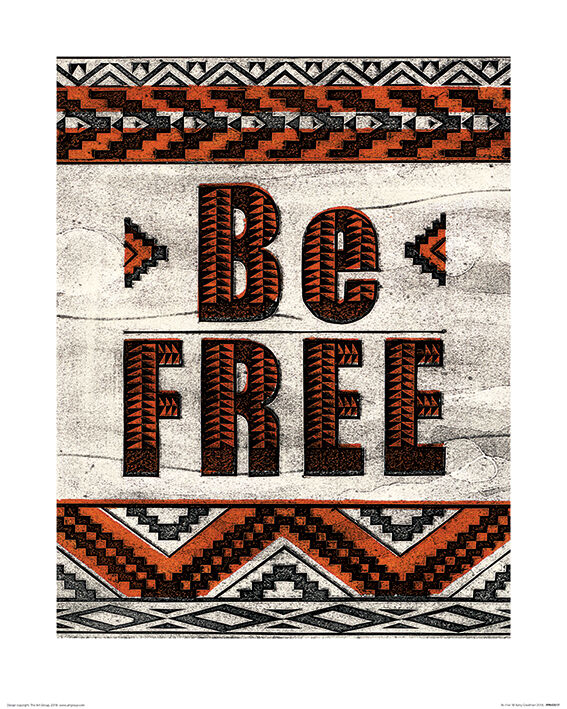 Be Free Framed Art Print by Barry Goodman