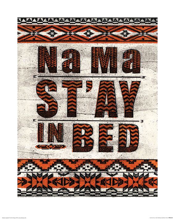 Na Ma St'ay in Bed Framed Art Print by Barry Goodman