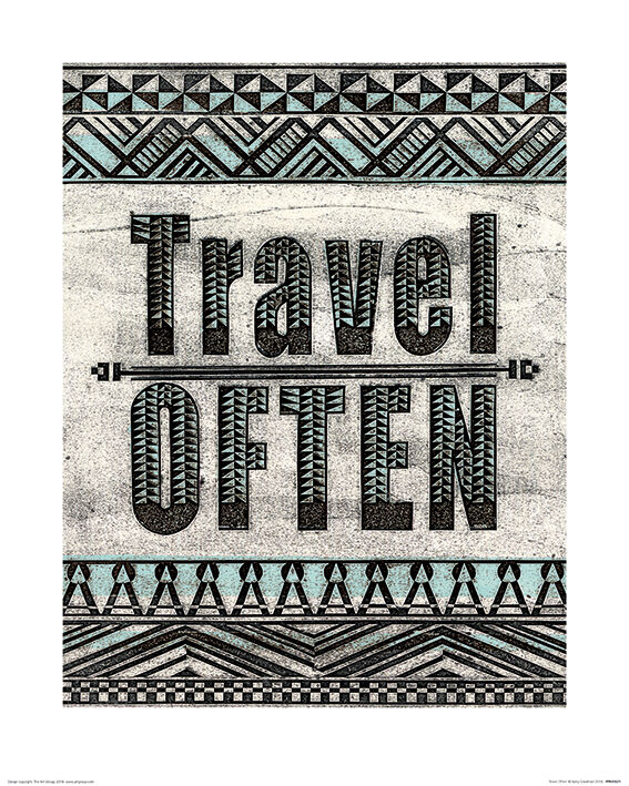 Travel Often Framed Art Print by Barry Goodman
