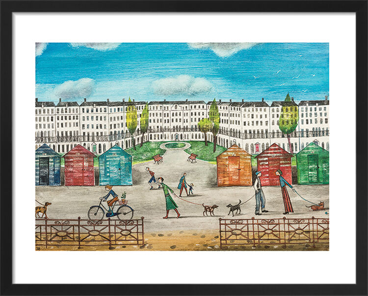 Promenade Framed Art Print by Joe Ramm
