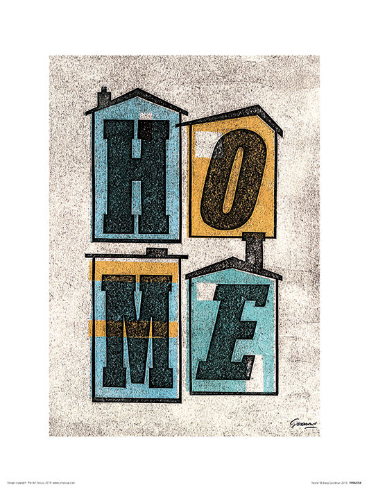 Home Framed Art Print by Barry Goodman