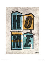 Home Framed Art Print by Barry Goodman