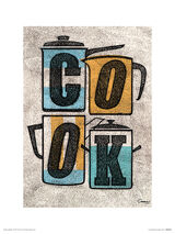 Cook Framed Art Print by Barry Goodman