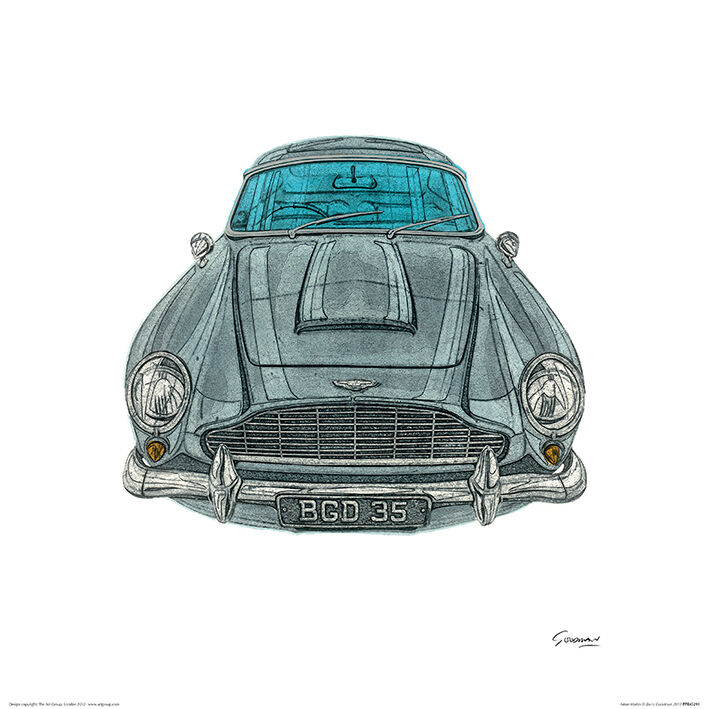 Aston Martin Framed Art Print by Barry Goodman
