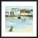 Cornish Sea Dog Art Print by Hannah Cole