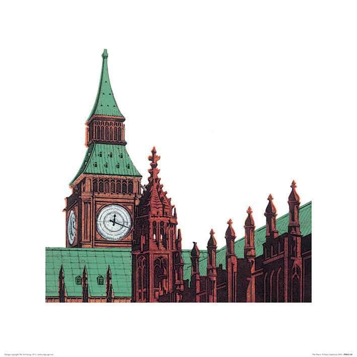 The House Framed Art Print by Barry Goodman