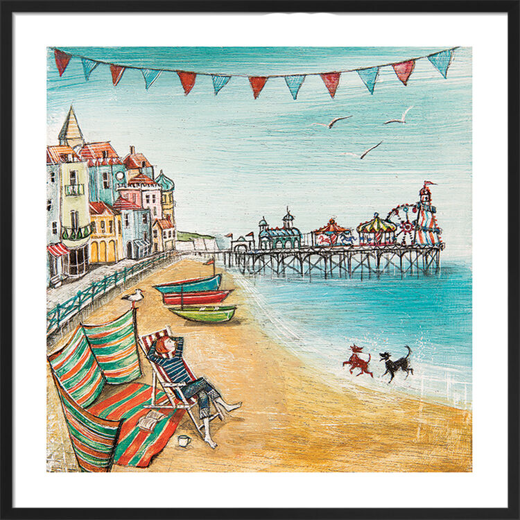 Cooling Off Framed Art Print by Joe Ramm