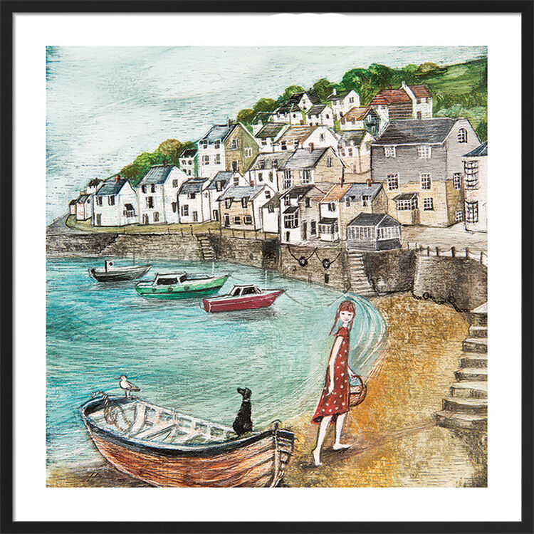 Harbour Picnic Framed Art Print by Joe Ramm