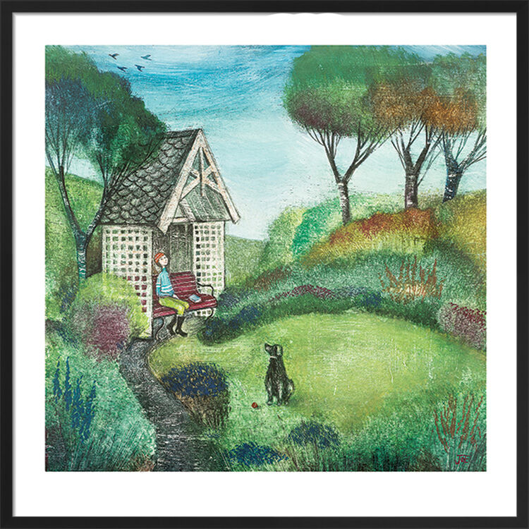 Secret Garden Framed Art Print by Joe Ramm
