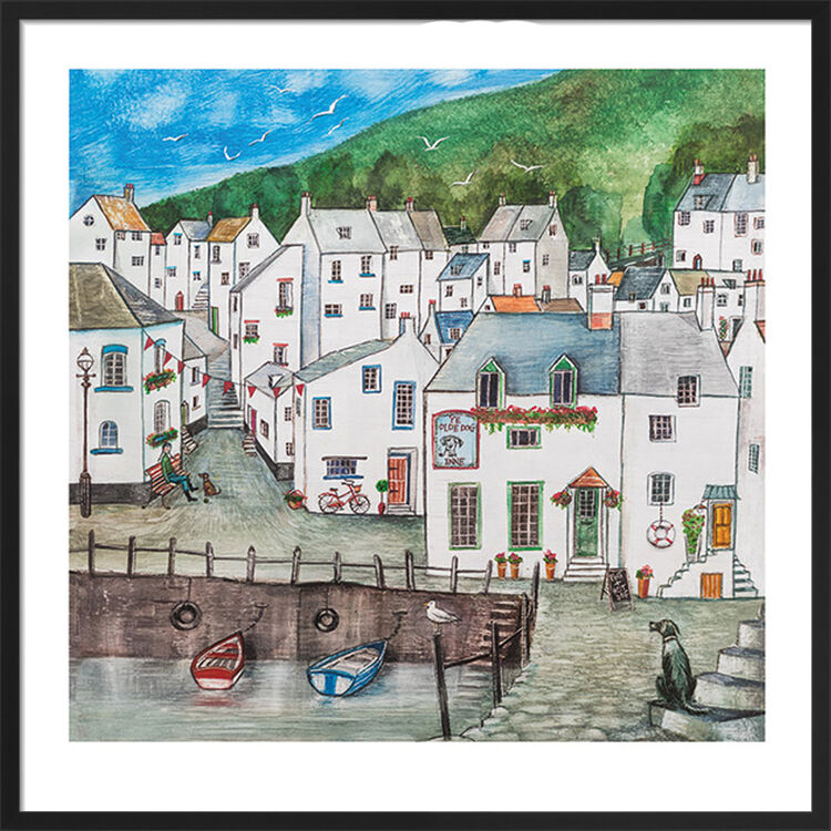 Olde Dog Inn Framed Art Print by Joe Ramm