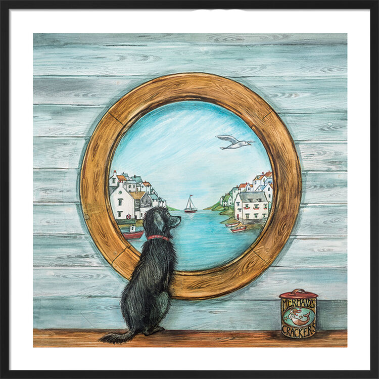 Porthole Framed Art Print by Joe Ramm