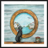 Porthole Framed Art Print by Joe Ramm