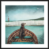 The Helmsman Framed Art Print by Joe Ramm