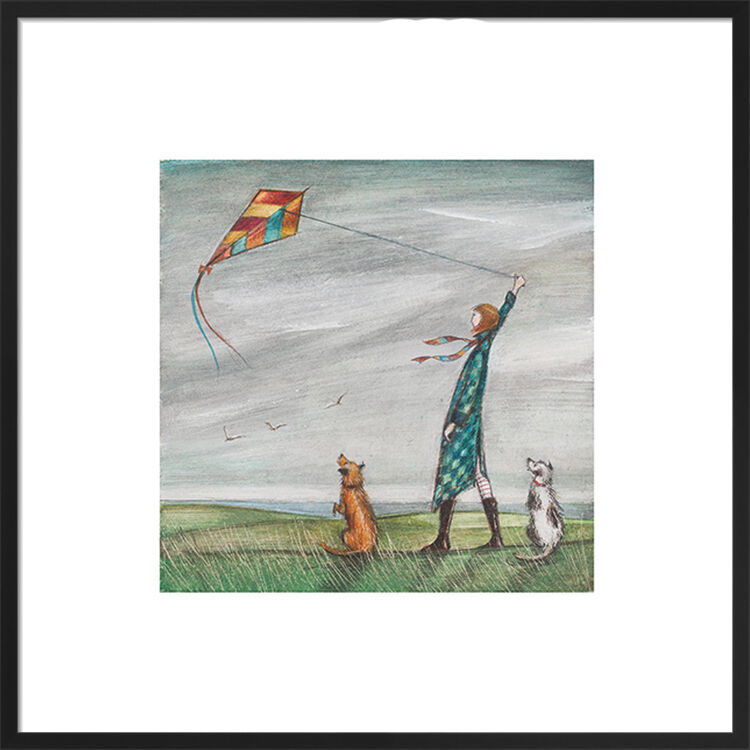 Dancing In The Wind Framed Art Print by Joe Ramm