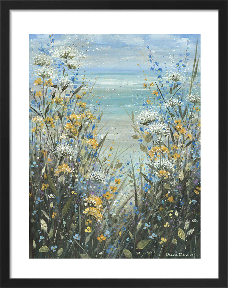 Coastal Breeze l Framed Art Print by Diane Demirci