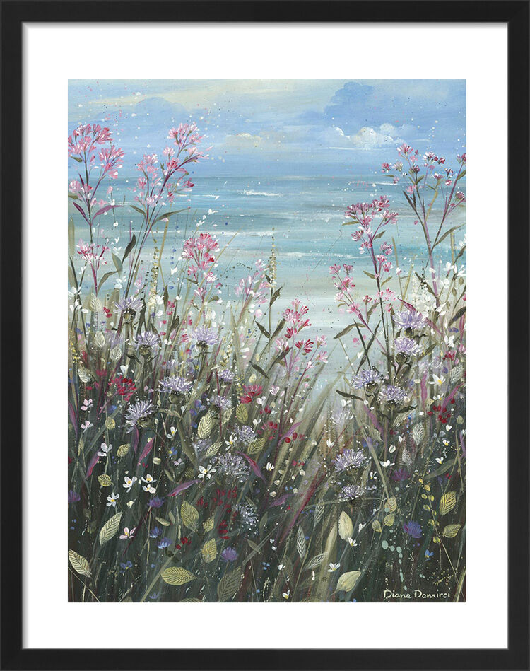 Coastal Breeze lI Framed Art Print by Diane Demirci