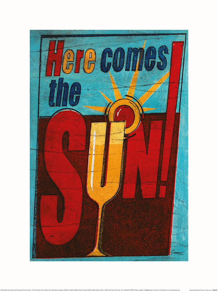 Here Comes The Sun I Framed Art Print by Barry Goodman