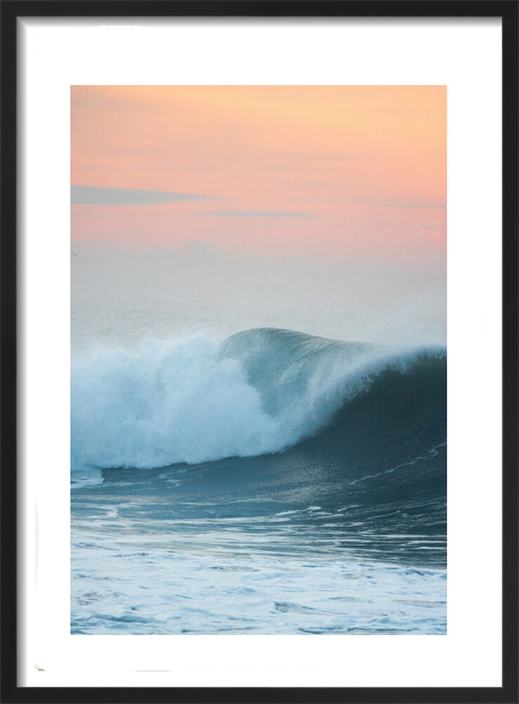 PInk Beach Sunset II Framed Art Print by Victoria Frost