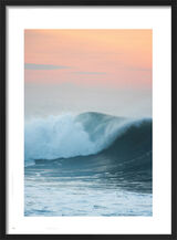 PInk Beach Sunset II Framed Art Print by Victoria Frost