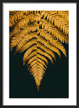Gold Leaf I Framed Art Print by Victoria Frost