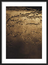 Gold Paint I Framed Art Print by Victoria Frost