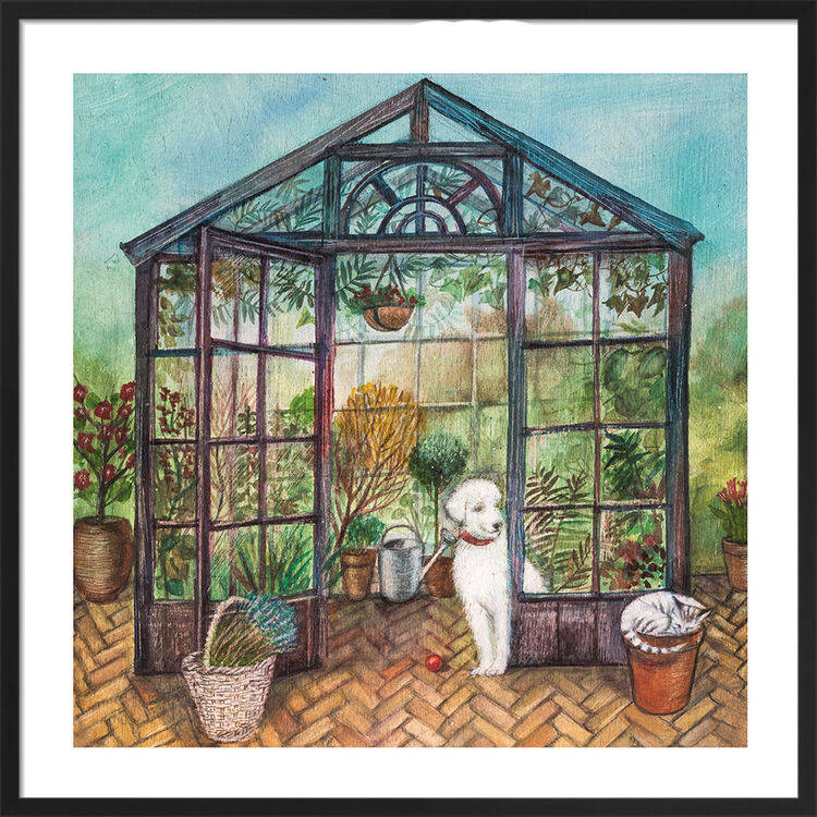 Flower Bed Framed Art Print by Joe Ramm