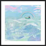 Fishing Boat Framed Art Print by Mary Donald