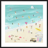 Surf's Up Australia Framed Art Print by Mary Donald