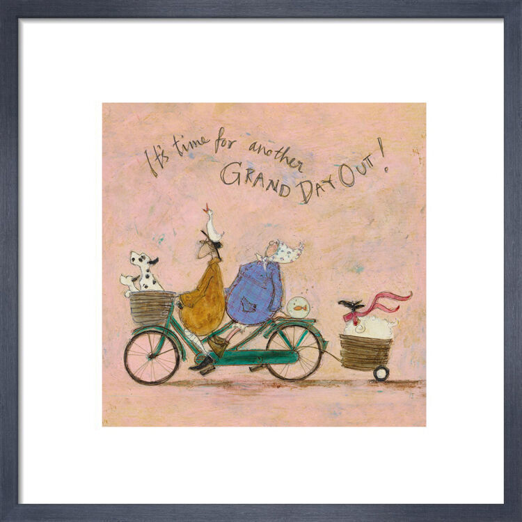 It’s Time For Another Grand Day Out Framed Art Print by Sam Toft