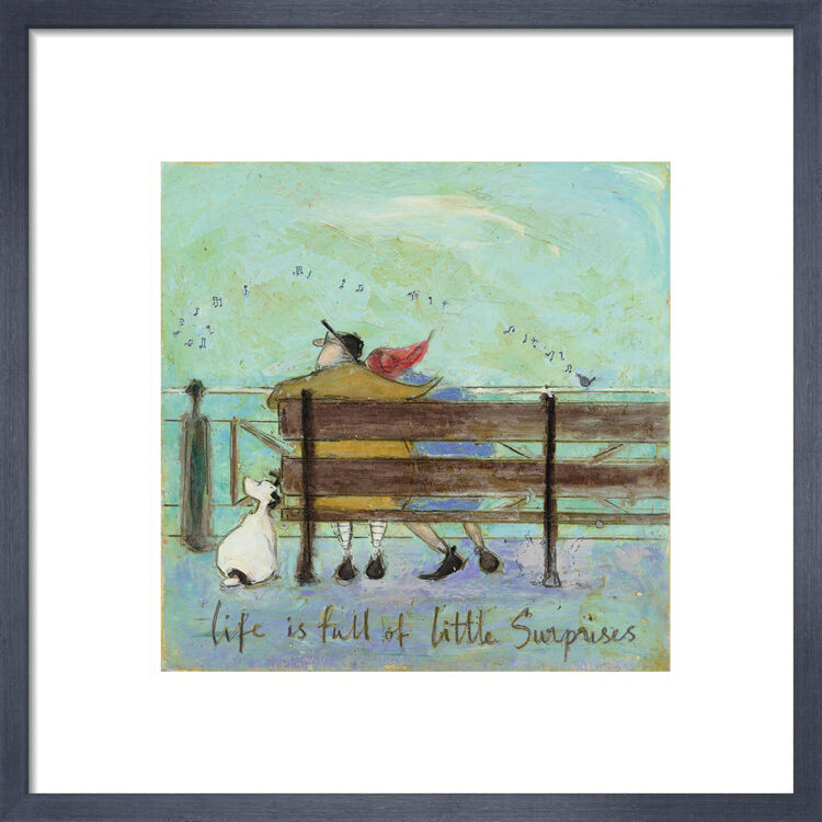 Life Is Full Of Surprises Framed Art Print by Sam Toft