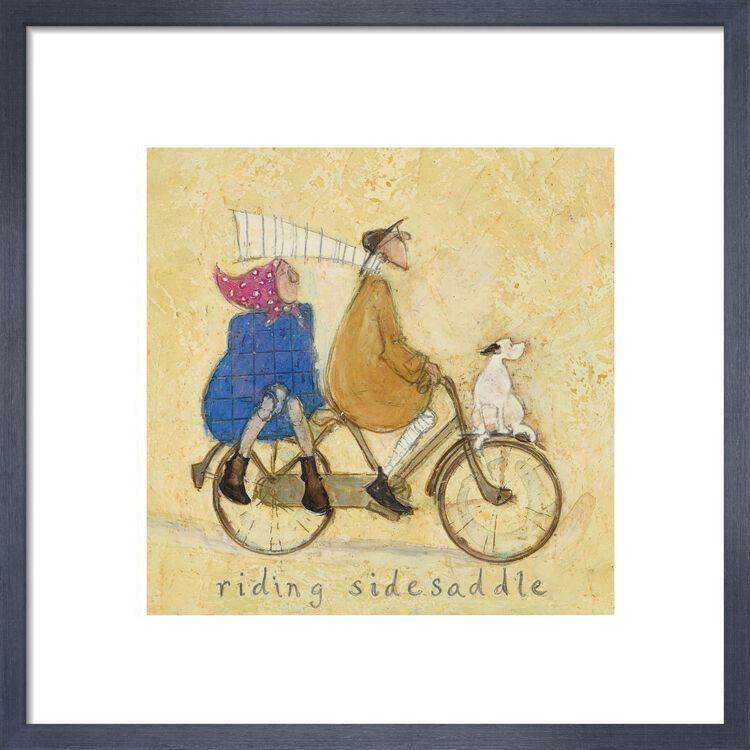 Riding Sidesaddle Framed Art Print by Sam Toft
