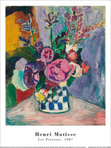 Les Pivoines, 1907 Framed Art Print by Henri Matisse