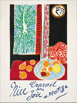Nice, Travail et Joie, 1947 Framed Art Print by Henri Matisse