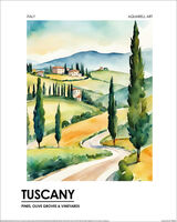 Tuscany Framed Art Print by Ohkimiko