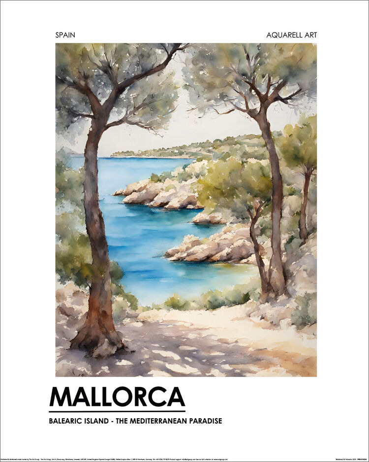 Mallorca Framed Art Print by Ohkimiko