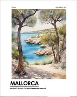 Mallorca Framed Art Print by Ohkimiko