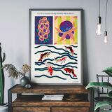 Art Nouveau Pattern Print 020 Framed Art Print by Emile-Alain Séguy